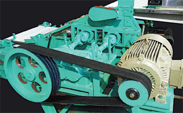 Showing the gear box of the Z-Cut CTC Machine